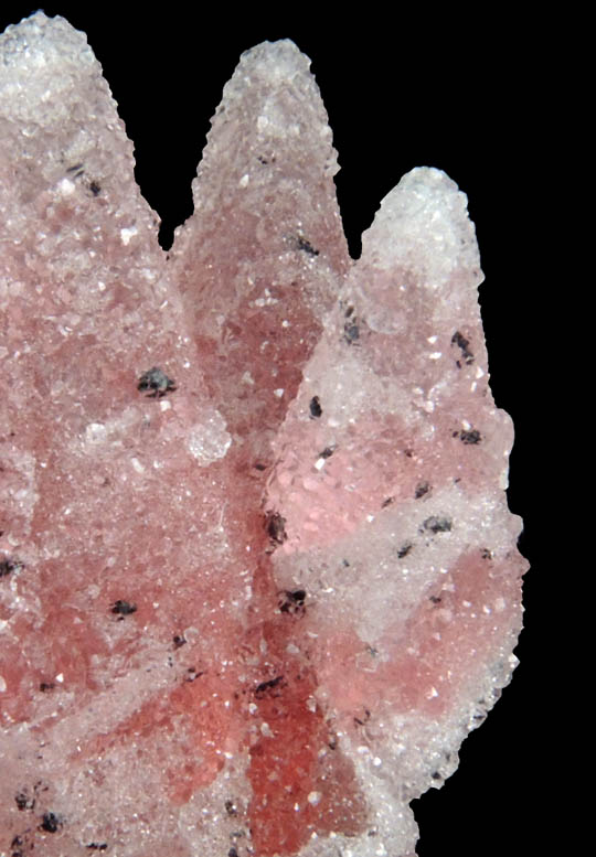 Rhodochrosite with Manganite and Quartz from N'Chwaning Mine, Kalahari Manganese Field, Northern Cape Province, South Africa