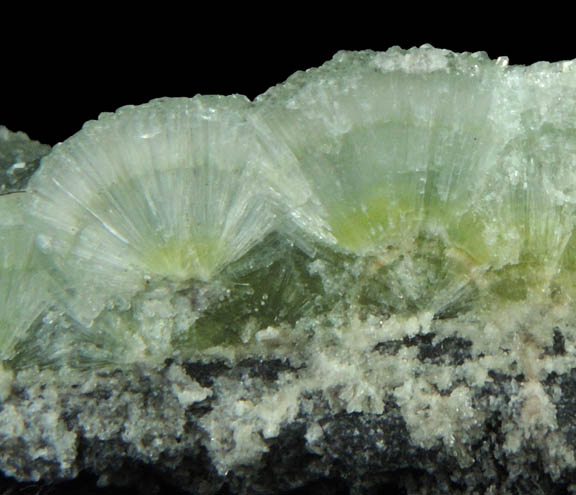 Wavellite from Mauldin Mountain, Montgomery County, Arkansas