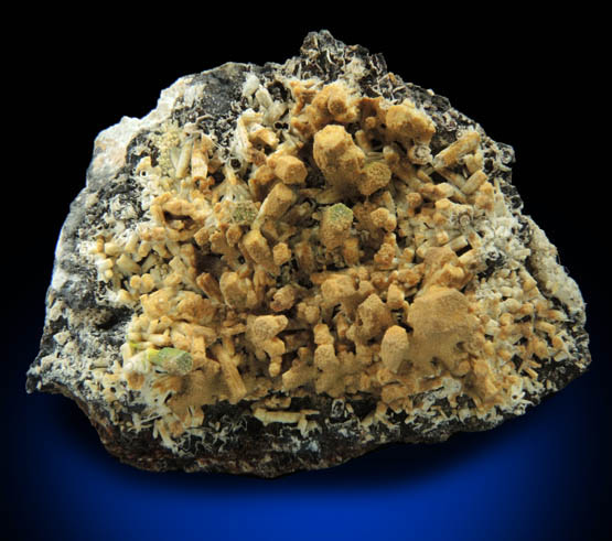 Hinsdalite pseudomorphs after Pyromorphite from Sylvester Mine, Zeehan District, Tasmania, Australia