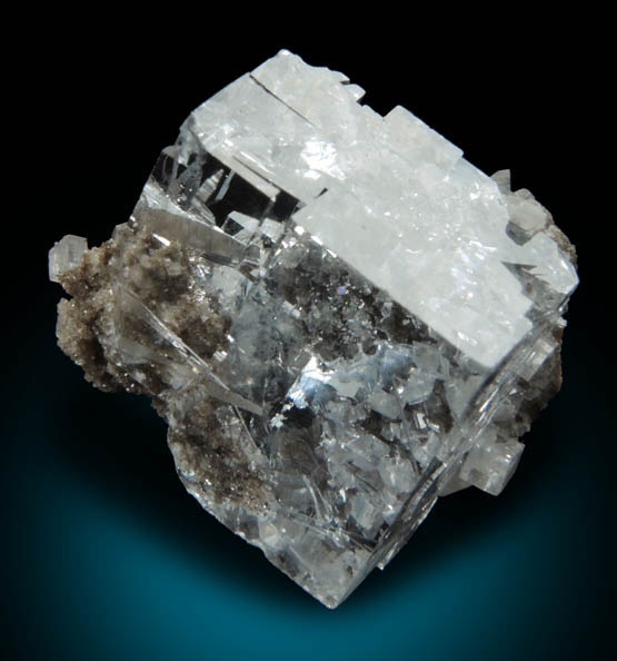 Fluorite with Dolomite from Walworth Quarry, Wayne County, New York