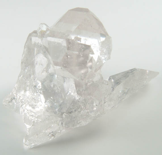 Beryl var. Morganite (gem-grade crystals) from Minas Gerais, Brazil