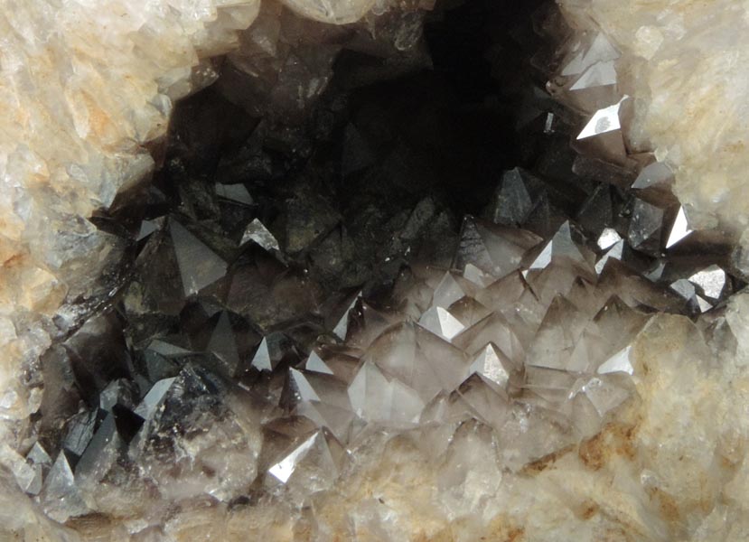 Quartz var. Smoky Quartz from Upper New Street Quarry, Paterson, Passaic County, New Jersey