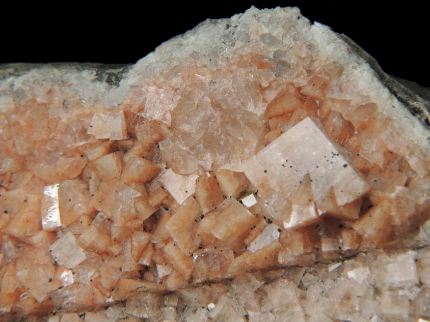 Chabazite with Goethite from Upper New Street Quarry, Paterson, Passaic County, New Jersey