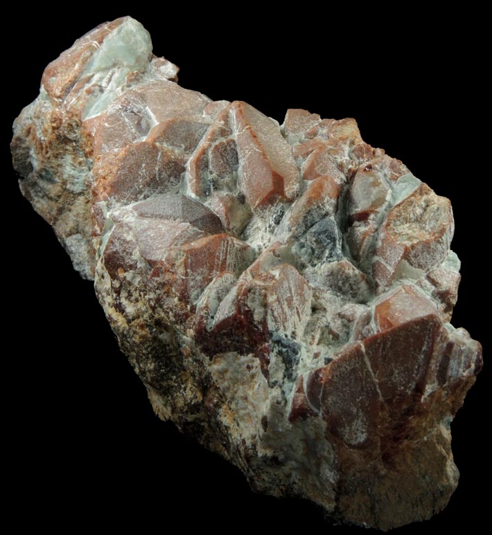 Chondrodite with Magnetite from Tilly Foster Iron Mine, near Brewster, Putnam County, New York