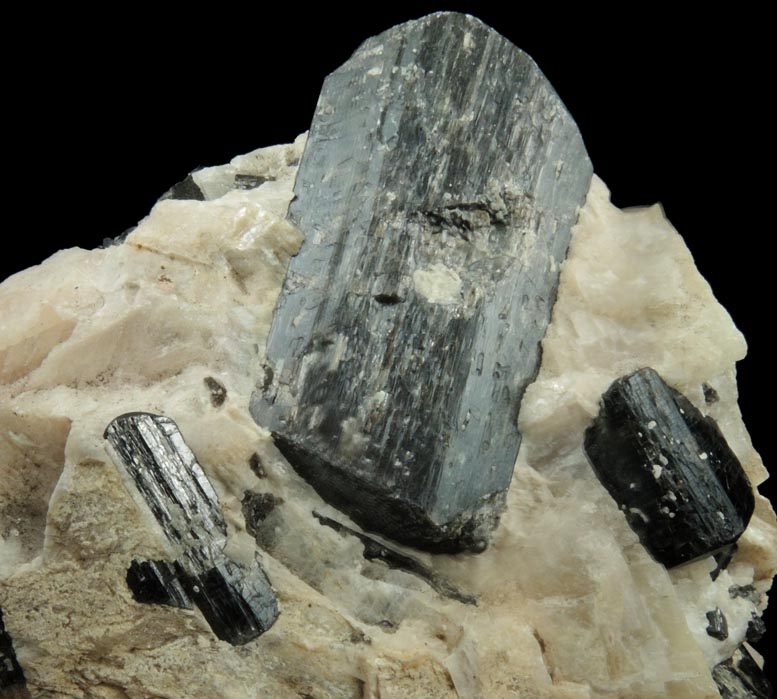 Fluoro-richterite (Fluororichterite) in Calcite from Wilberforce, Ontario, Canada