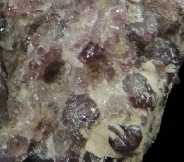 Pyrope var. Rhodolite Garnet from Mason Mountain Rhodolite Mine, Macon County, North Carolina (Type Locality for Rhodolite)