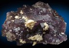 Fluorite with Barite from Rosiclare District, Hardin County, Illinois