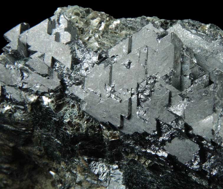 Magnetite in Pyroxene from Tilly Foster Iron Mine, near Brewster, Putnam County, New York