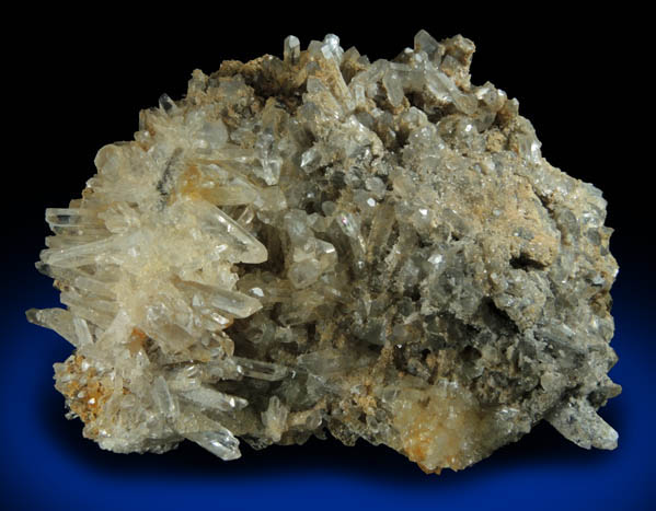 Quartz with Chalcopyrite and Brookite from Ellenville Lead Mine, Ulster County, New York