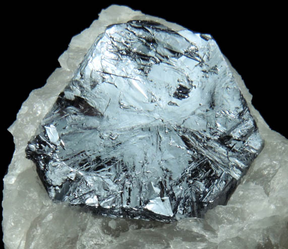 Molybdenite in Quartz from Moly Hill Mine, La Motte Township, Qubec, Canada