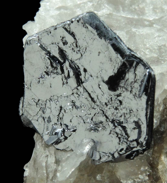 Molybdenite in Quartz from Moly Hill Mine, La Motte Township, Qubec, Canada