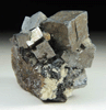 Galena, Calcite and Barite on Sphalerite from Elmwood Mine, Carthage, Smith County, Tennessee