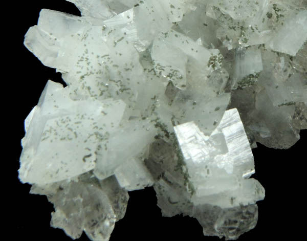 Quartz with Orthoclase var. Adularia and Chlorite from Kanton Uri, Switzerland