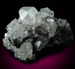 Quartz on Sphalerite from Swalley Mine, Baxter Springs, Cherokee County, Kansas