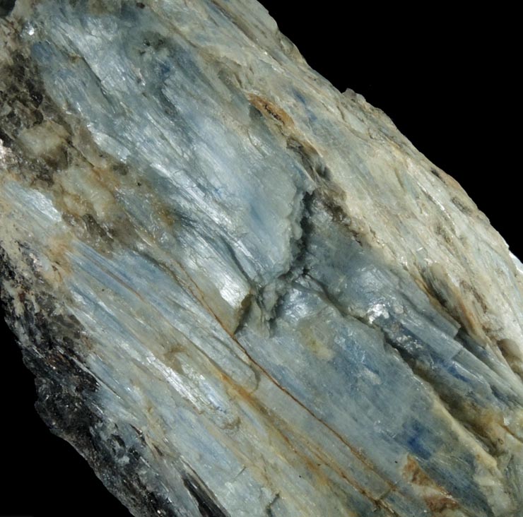 Kyanite in Quartz from Cook Road locality, Windham, Cumberland County, Maine