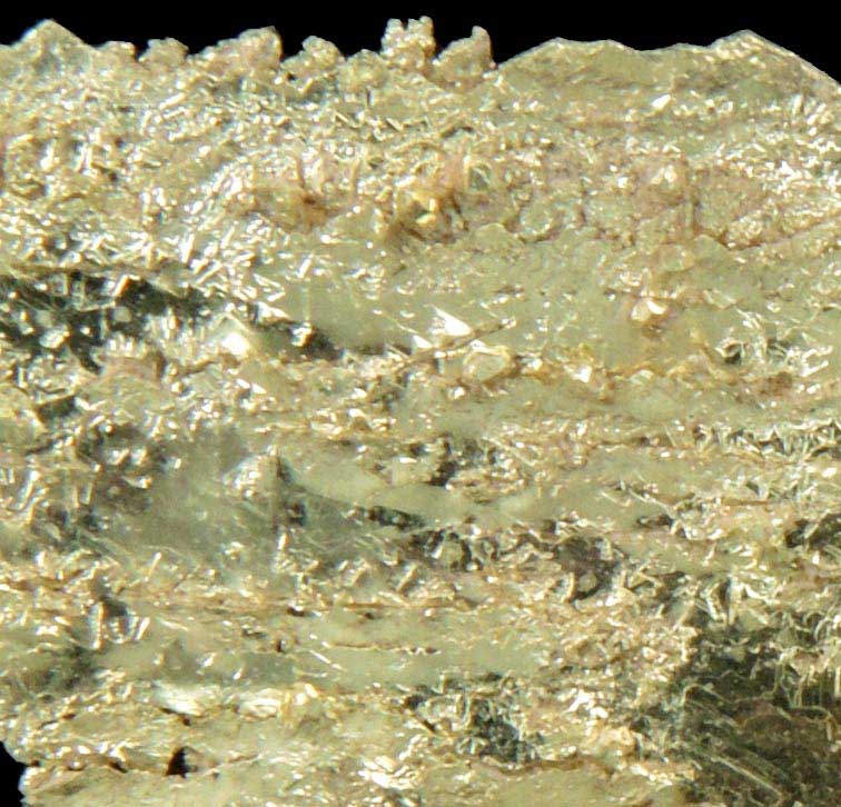 Gold rare triangular formation from Round Mountain Gold Mine, 71.5 km north of Tonopah, Nye County, Nevada