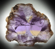 Quartz var. Ametrine (sawn to show alternating amethyst-citrine zones within a single crystal) from Anahi Mine, La Gaiba District, Angel Sandoval Province, Santa Cruz Department, Bolivia