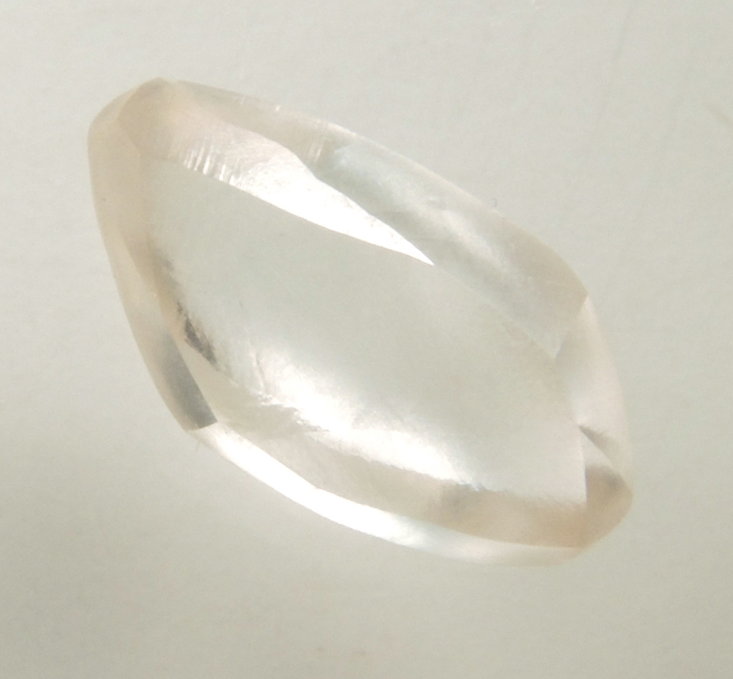 Diamond (0.99 carat pale-brown marquise-shaped crystal) from Argyle Mine, Kimberley, Western Australia, Australia