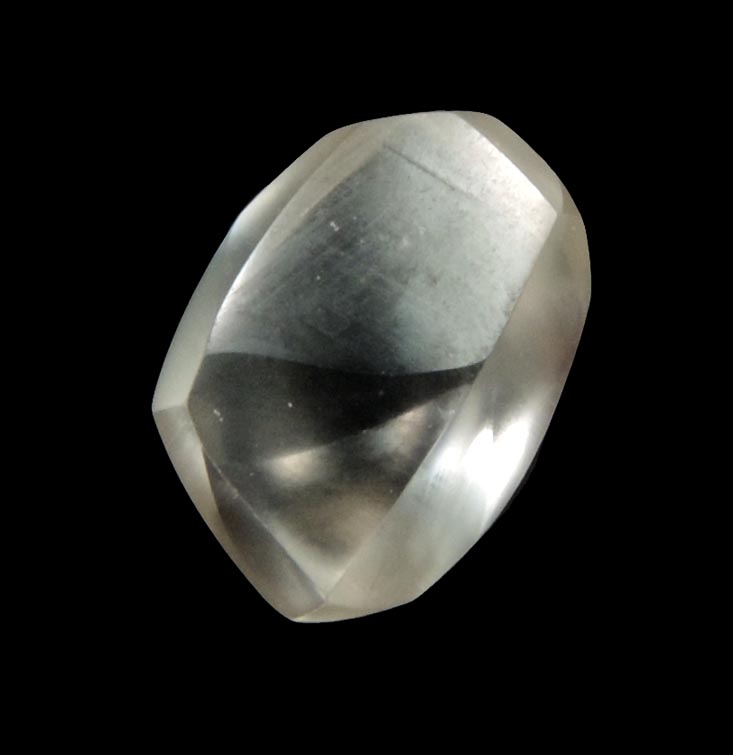 Diamond (1 carat pale-brown flattened dodecahedral crystal) from Argyle Mine, Kimberley, Western Australia, Australia