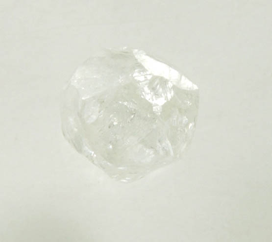 Diamond (0.45 carat colorless dodecahedral crystal) from Premier Mine, Gauteng Province, South Africa