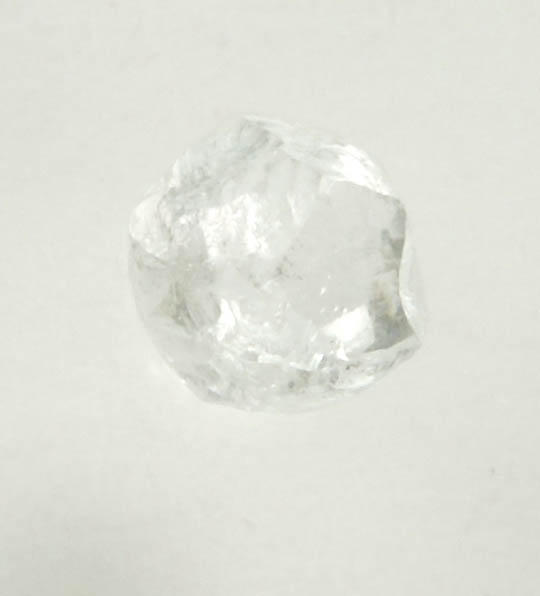 Diamond (0.37 carat colorless dodecahedral crystal) from Premier Mine, Gauteng Province, South Africa