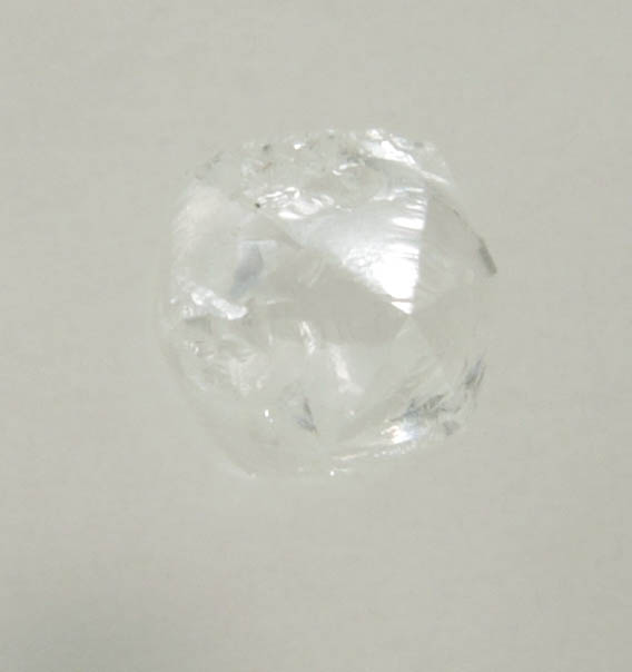 Diamond (0.42 carat colorless tetrahexahedral crystal) from Premier Mine, Gauteng Province, South Africa