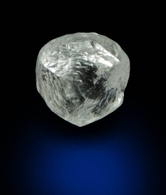 Diamond (0.49 carat colorless complex crystal) from Premier Mine, Gauteng Province, South Africa