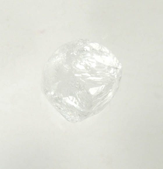 Diamond (0.49 carat colorless complex crystal) from Premier Mine, Gauteng Province, South Africa