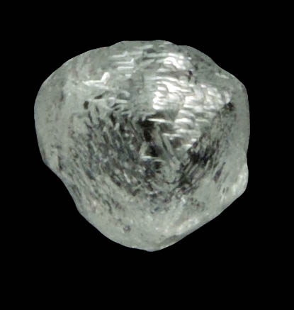 Diamond (0.49 carat colorless complex crystal) from Premier Mine, Gauteng Province, South Africa