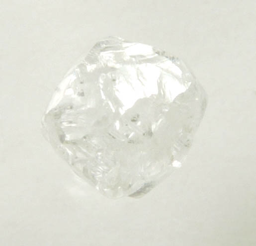 Diamond (0.36 carat colorless complex crystal) from Premier Mine, Gauteng Province, South Africa