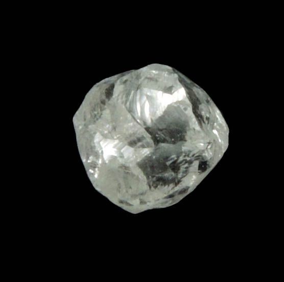 Diamond (0.36 carat colorless complex crystal) from Premier Mine, Gauteng Province, South Africa
