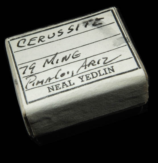 Cerussite (micromount) from 79 Mine, Banner District, near Hayden, Gila County, Arizona