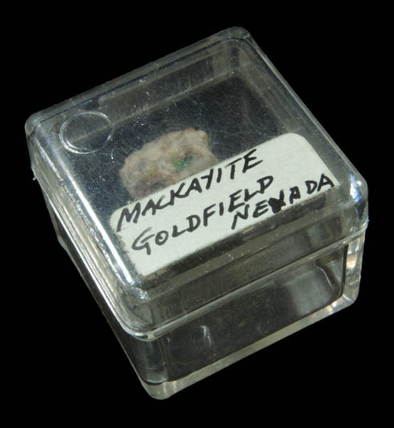 Mackayite (micromount) from Goldfield District, Esmeralda County, Nevada (Type Locality for Mackayite)