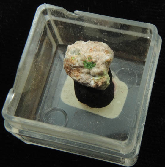 Mackayite (micromount) from Goldfield District, Esmeralda County, Nevada (Type Locality for Mackayite)