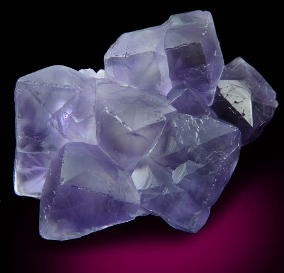 Fluorite (with rare tetrahexahedral faces) from Caravia-Berbes District, Asturias, Spain