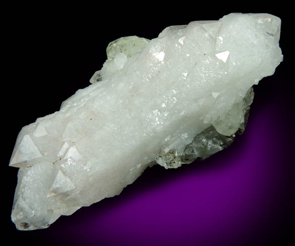 Quartz with Datolite from Roncari Quarry, East Granby, Hartford County, Connecticut