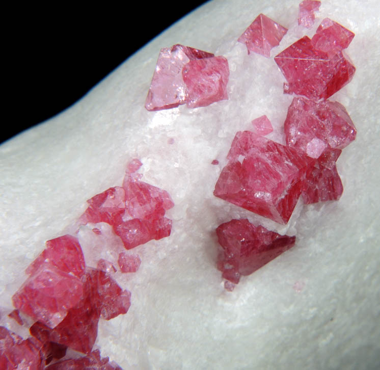 Spinel in marble from Sungate Mine, An Phu, Luc Yen, Yenbai Province, Vietnam