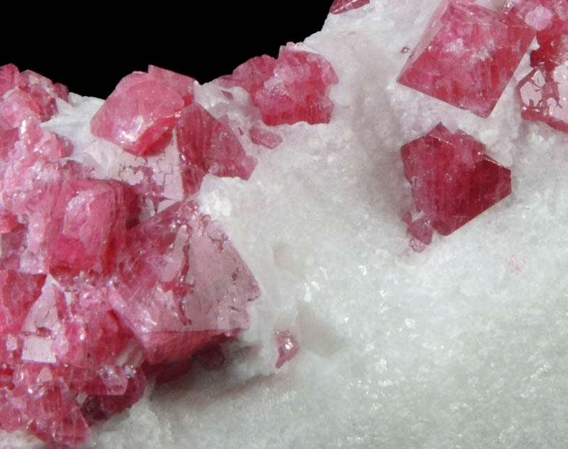 Spinel in marble from Sungate Mine, An Phu, Luc Yen, Yenbai Province, Vietnam