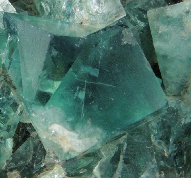 Fluorite (interpenetrant-twinned crystals) from Rogerley Mine, Frosterley, County Durham, England