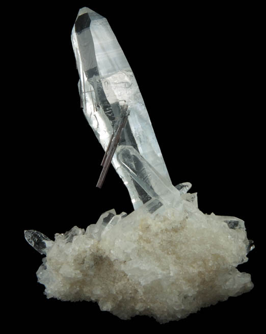 Quartz with Rutile from Diamantina, Jequitinhonha River Valley, Minas Gerais, Brazil