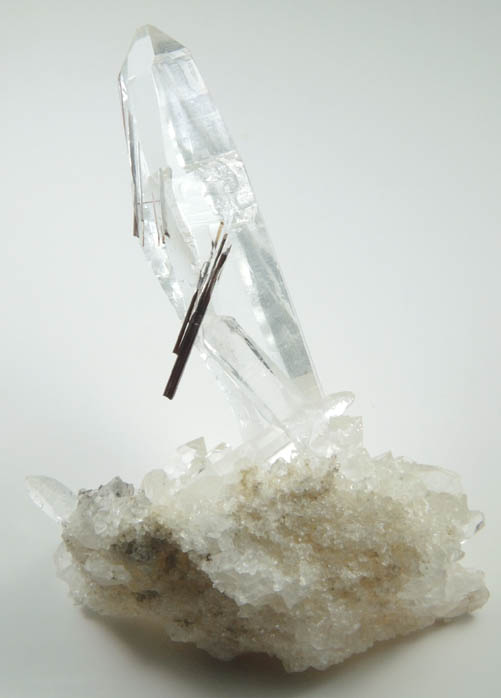 Quartz with Rutile from Diamantina, Jequitinhonha River Valley, Minas Gerais, Brazil