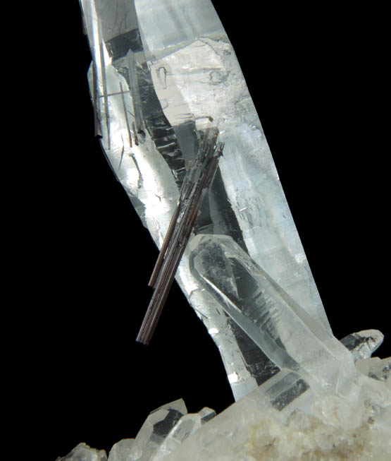 Quartz with Rutile from Diamantina, Jequitinhonha River Valley, Minas Gerais, Brazil