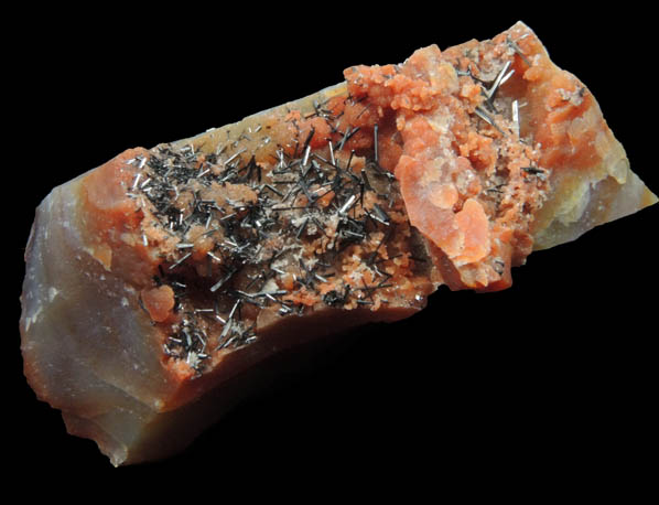 Groutite on Petrified Wood from Black Water Mine, Apache County, Arizona