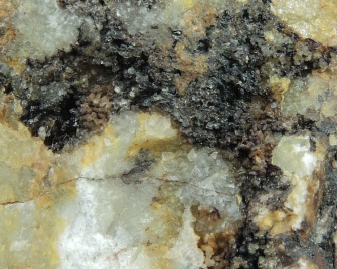 Tellurium with Tellurite on Quartz from Mina la Bambolla, Moctezuma, Sonora, Mexico