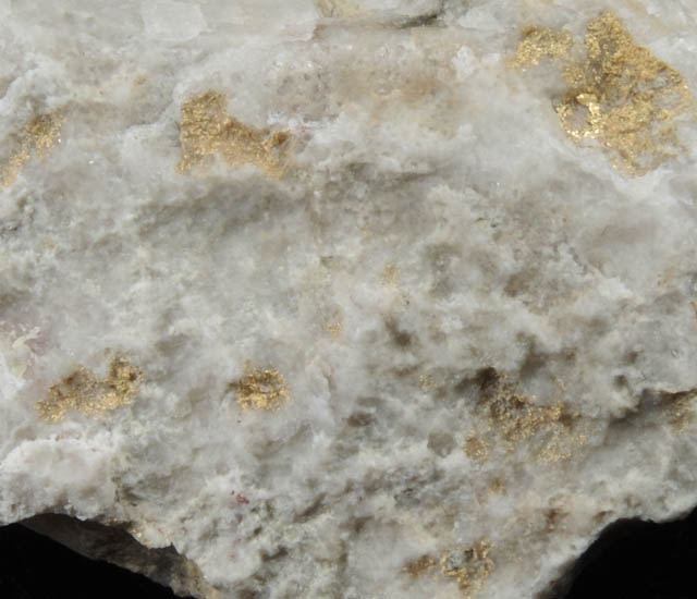 Gold on Quartz from Benlugmore, Bohaun, County Galway, Ireland