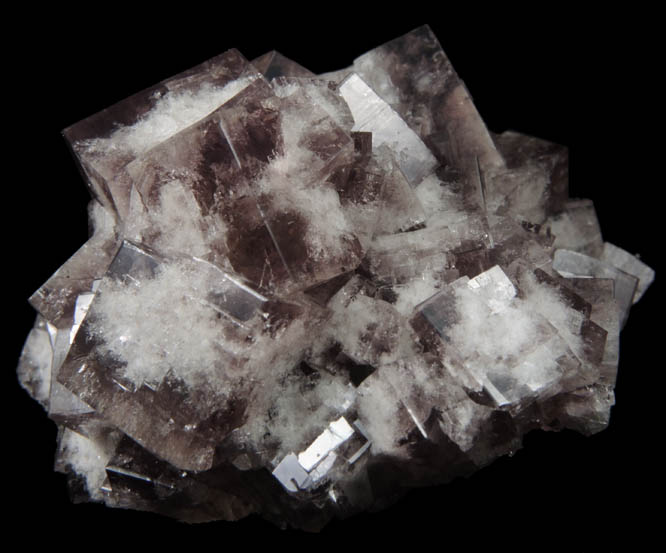 Fluorite on Sphalerite from Coalcleugh Flatts, Northumberland, England