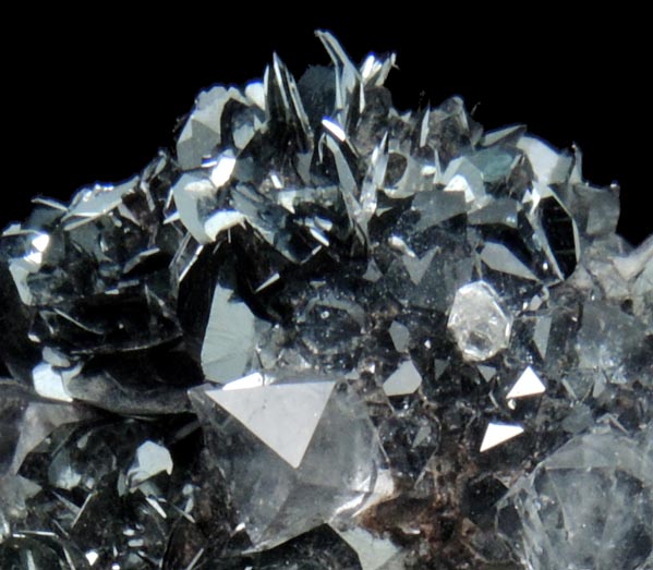 Hematite (specular) with Quartz from Florence Mine, Egremont, Cumbria, England