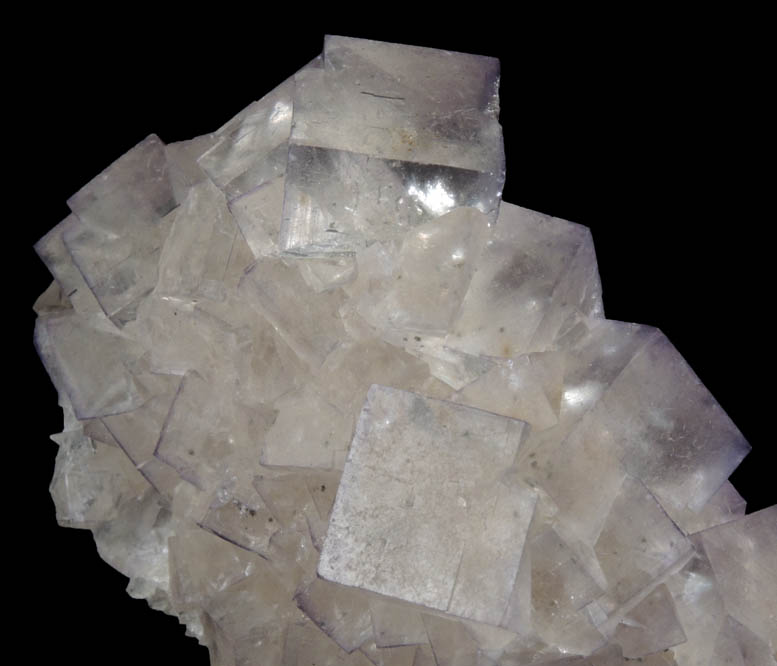 Fluorite over Aragonite from Gill Heads Mine, Blue Star Pocket, near Appletreewick, North Yorkshire, England