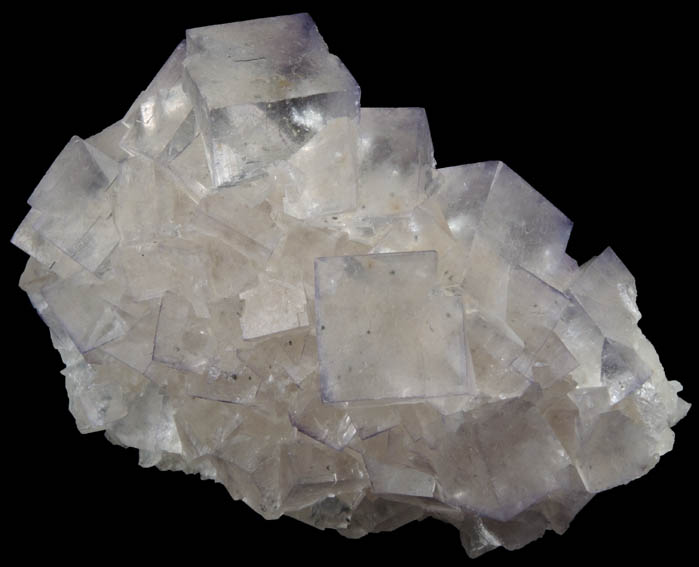 Fluorite over Aragonite from Gill Heads Mine, Blue Star Pocket, near Appletreewick, North Yorkshire, England