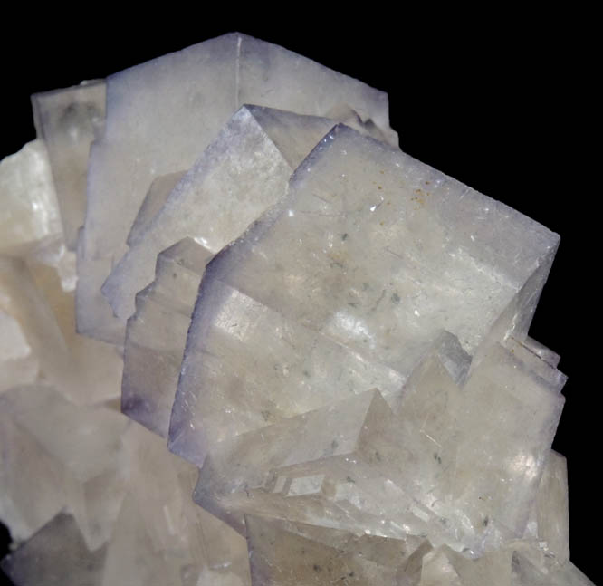Fluorite over Aragonite from Gill Heads Mine, Blue Star Pocket, near Appletreewick, North Yorkshire, England